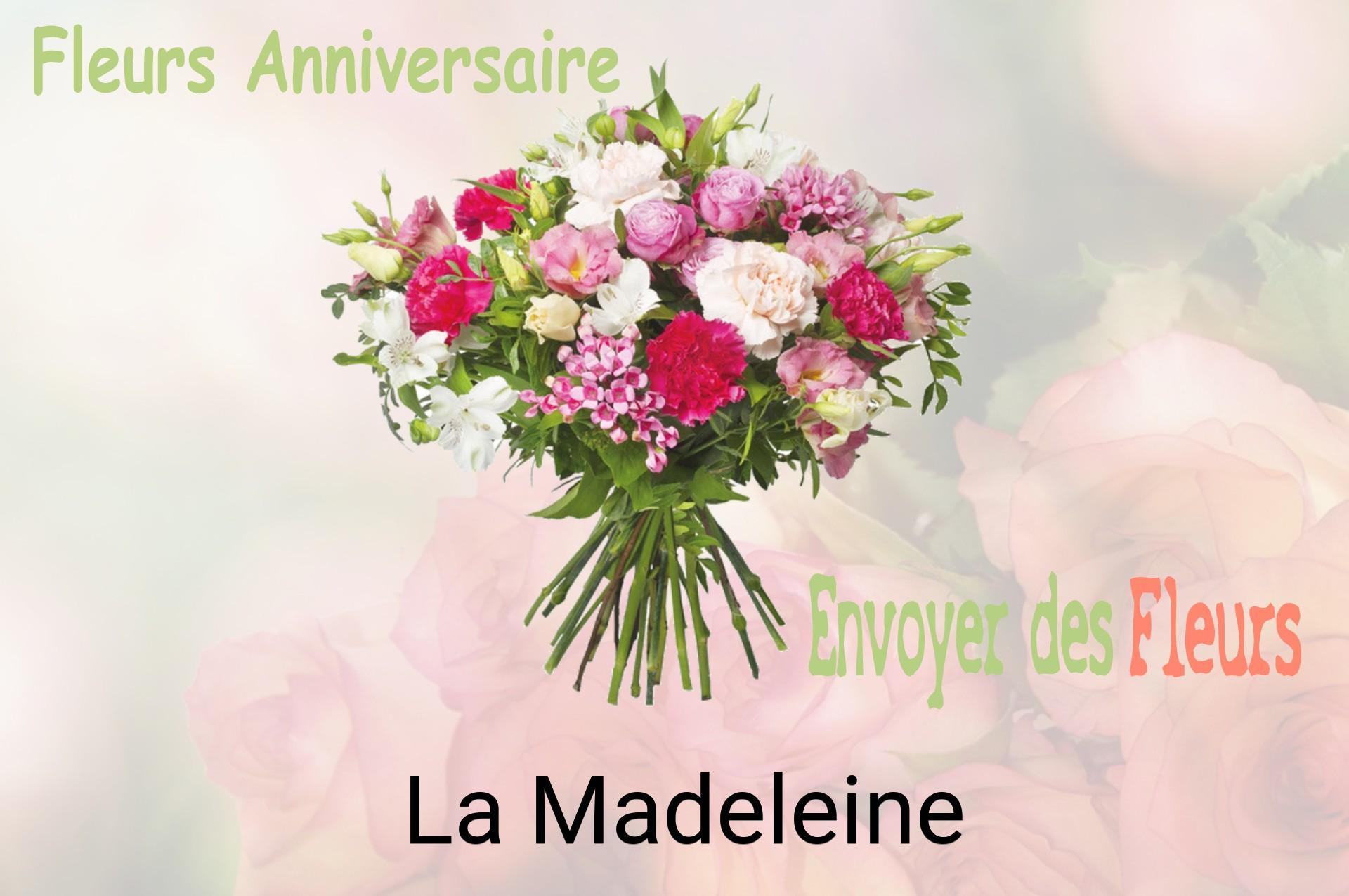 Bouquet de fleurs d’anniversaire livré à La Madeleine