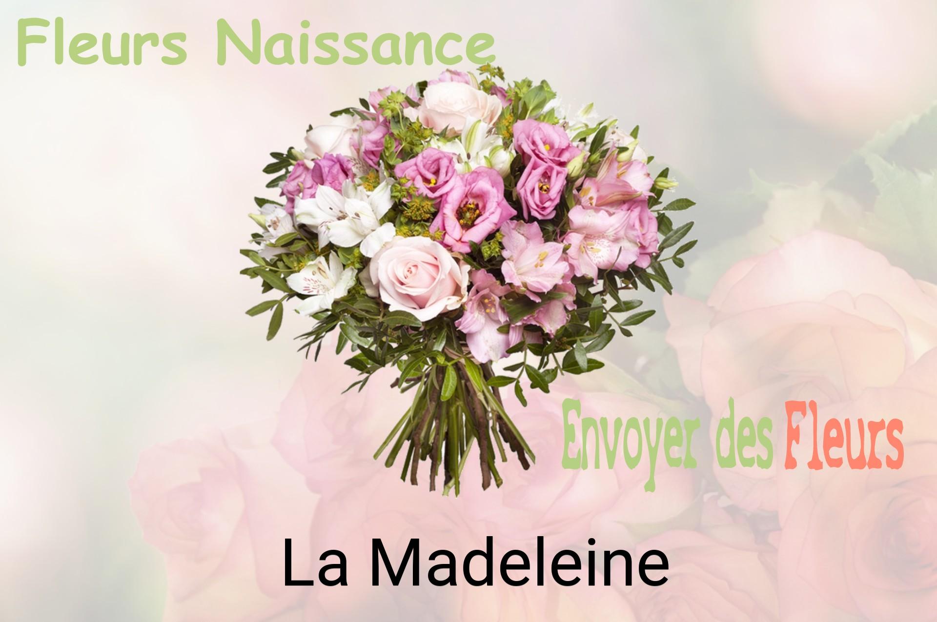 Bouquet de fleurs de naissance livré à La Madeleine